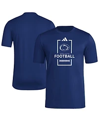 Adidas Men's Navy Penn State Nittany Lions Football Polyester T-Shirt