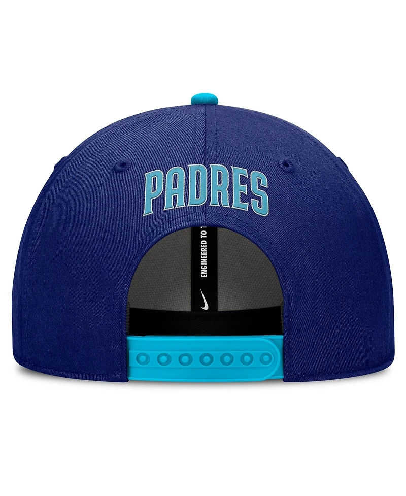 Nike Men's Royal San Diego Padres Rise Adjustable Hat
