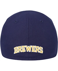 New Era Baby Boys and Girls Navy Milwaukee Brewers My First 59FIFTY Fitted Hat