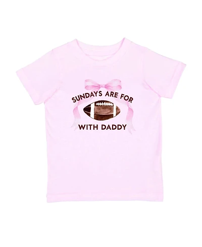 Sweet Wink Baby Girls Sundays Are For Football Short Sleeve T-Shirt
