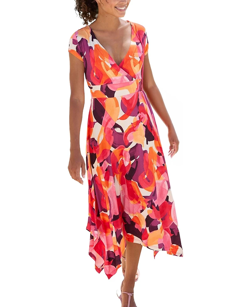 Lascana Women's Handkerchief Hem Dress