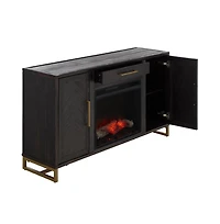 Augusta Home Goram 2 Cabinet 1 Drawer Fir Fireplace