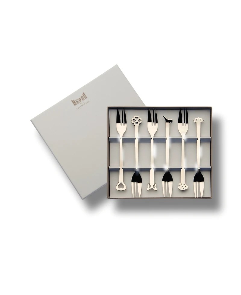 Evento Cake Forks Box Set, 6 Piece