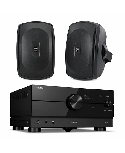 Yamaha Rx-A4A 7.2-Channel 110W Dolby Atmos Av Receiver with Speakers