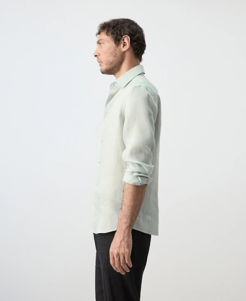 Mango Men's Linen Slim-Fit Shirt