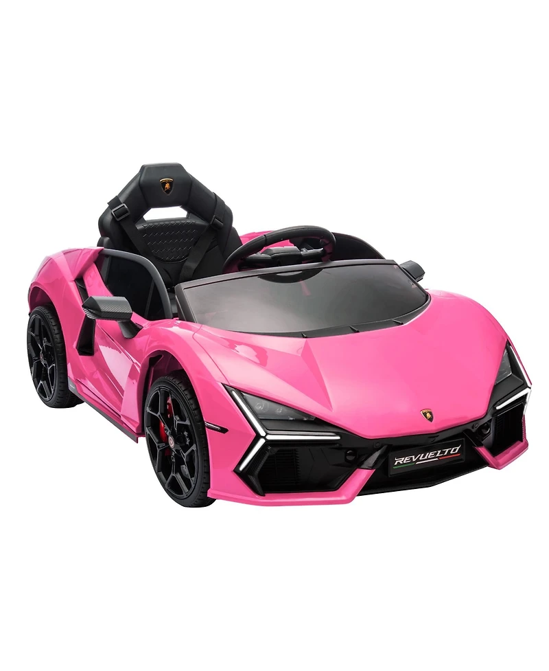 homfan 12v Licensed Lamborghini Revuelto Kids Ride On Car with Dual 25W Motors, Remote Control, Battery Powered Electric Sports Toy for Ages 3 plus