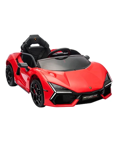 homfan Lamborghini Revuelto Remote Control Battery Powered Ride-On Car, Ages 3+