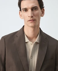 Mango Men's Slim-Fit Lyocell-Linen Suit Jacket