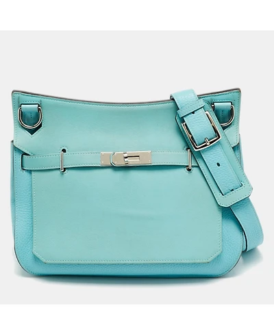 Pre-Owned Hermes Jypsiere Atoll Swift Clemence Leather Shoulder