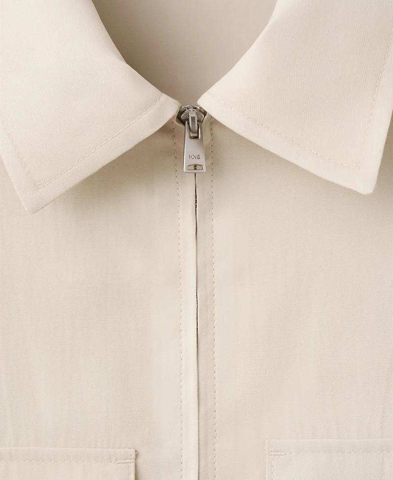 Mango Men's Pockets Regular-Fit Modal Jacket