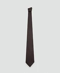 Mango Men's Plain Silk Tie