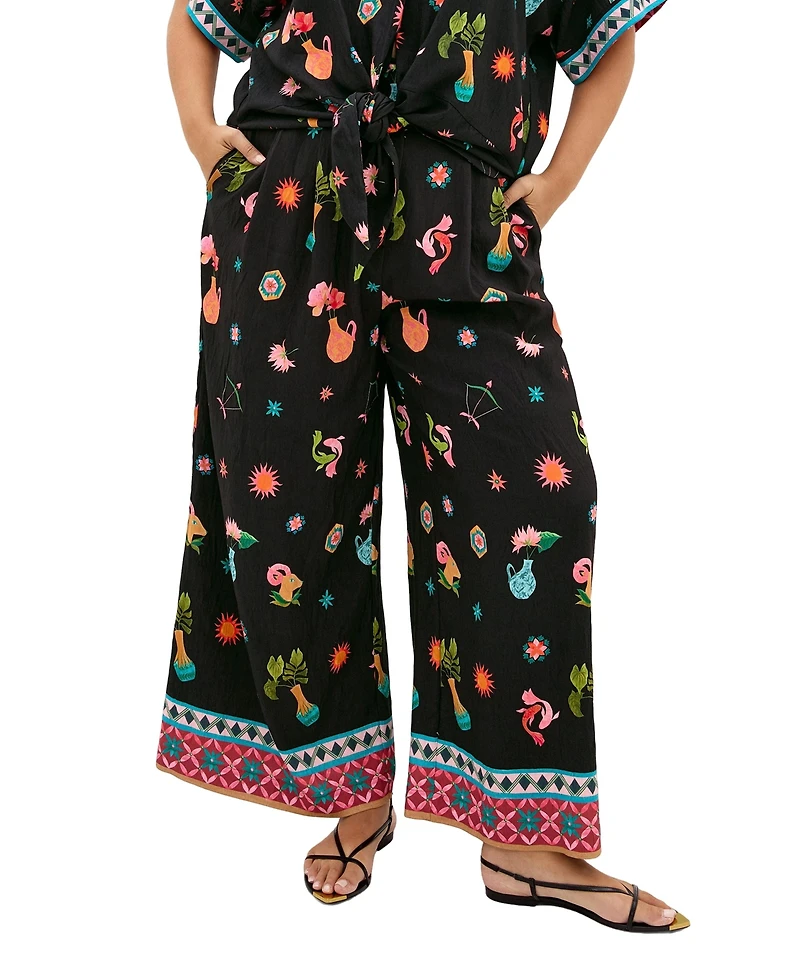 City Chic Women's Selena Print Pant