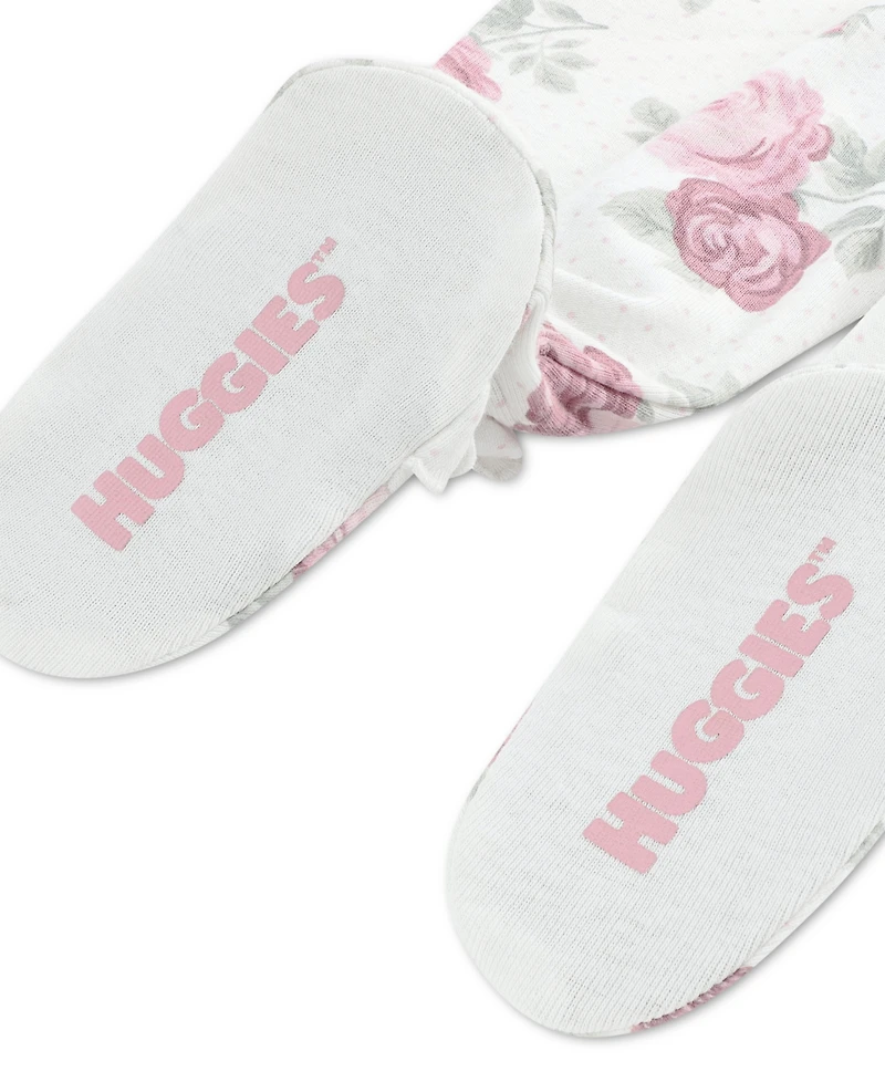 Huggies Baby Girls' Babywear Long-Sleeve Footed Coverall