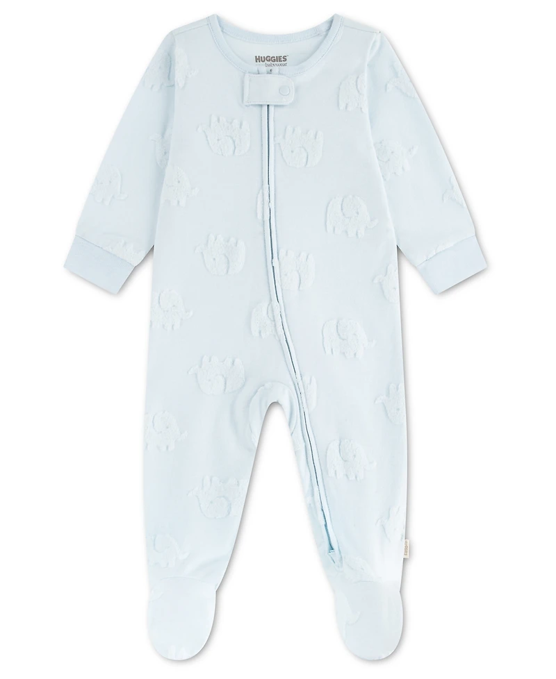 Huggies Baby Boys' Babywear Long-Sleeve Footed Coverall