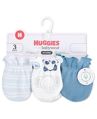 Huggies Baby Boys' Babywear Mittens, 3-Pack