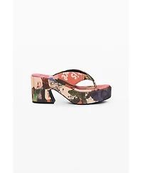 Desigual Women's Printed platform sandal