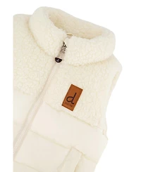 Deux par Deux Toddler Girl (2T-5T)Sleeveless Mid-Season Vest