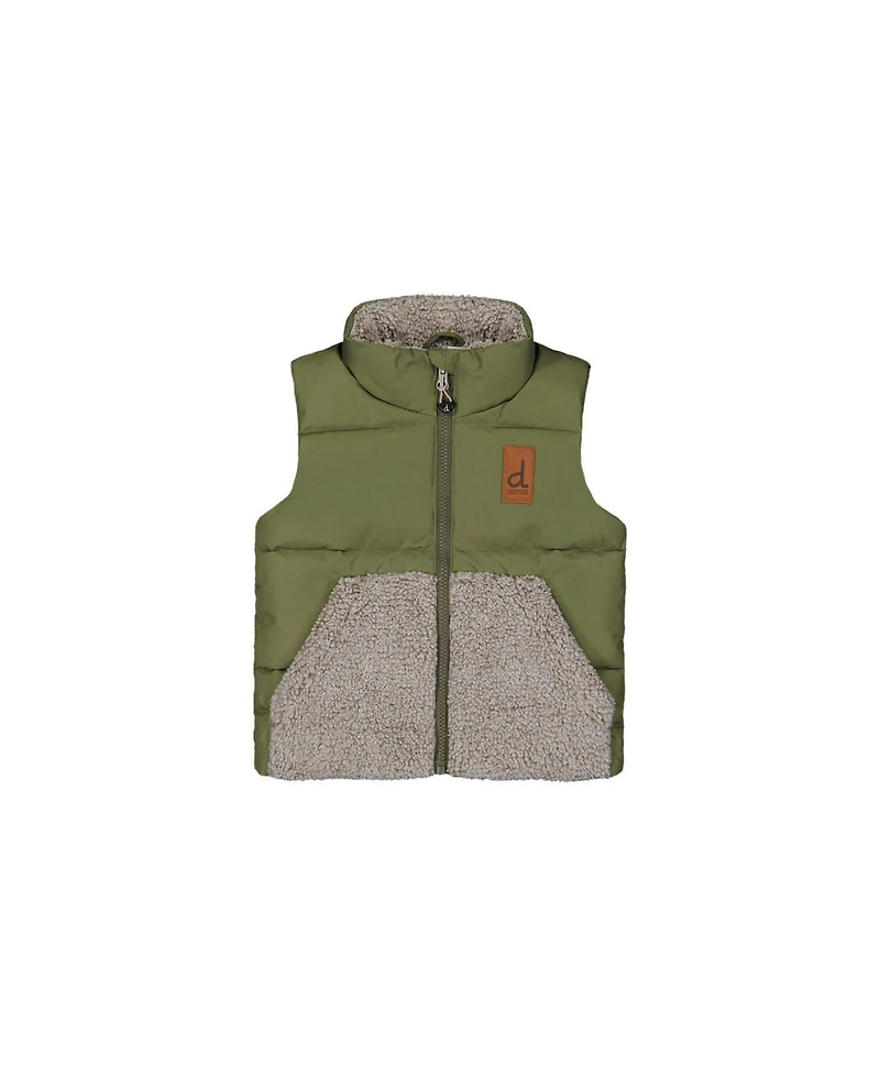 Deux par Deux Little and Big Boy (6-14) Sleeveless Mid-Season Vest