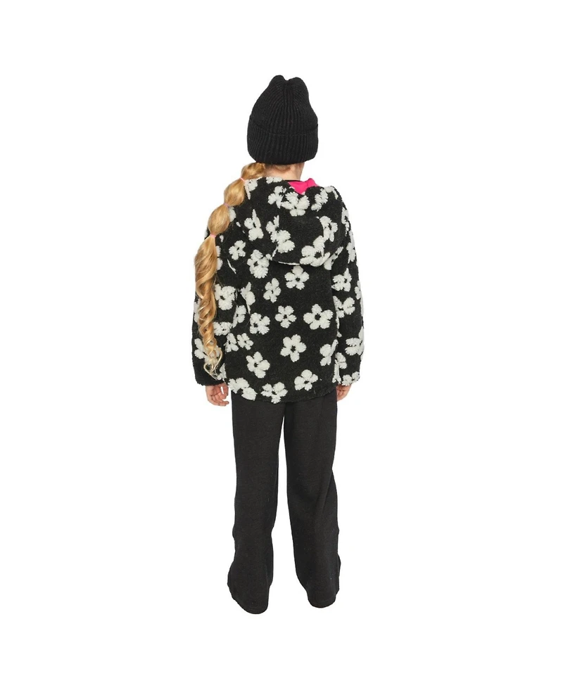 Deux par Deux Toddler Girls (2T - 5T) Reversible Mid-Season Jacket