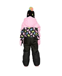 Deux par Little and Big Girl One ( 6 to 14 ) Piece Play Snowsuit Gummy Bear Print