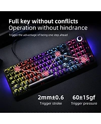 Lisen KL98 Wired 98-Key Compact Hot-Swappable Mechanical Gaming Keyboard