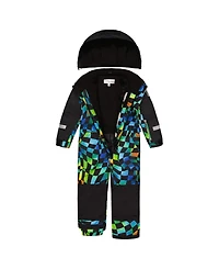 Deux par Little and Big Boy ( 6 to 14 ) One Piece Play Snowsuit Checkered Print