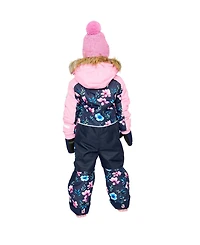 Deux par Toddler ( 2T To 5T ) Girl One Piece Play Snowsuit Floral Print