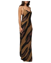 Jluxlabel Women's Dusk Infinite Journey Maxi Dress, Open-Back, Cowl-Neck