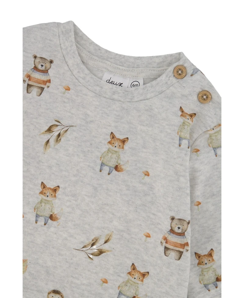 Deux par Baby Boy ( 3M to 24 M) Cotton Pants and Top Set