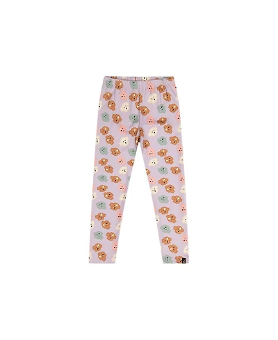 Deux par Toddler Girls (2T-5T) Cotton Leggings Poodle Print