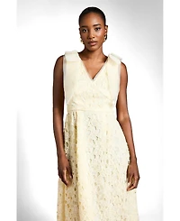 Coast Women's Shoulder Organza Lace Midi Dress