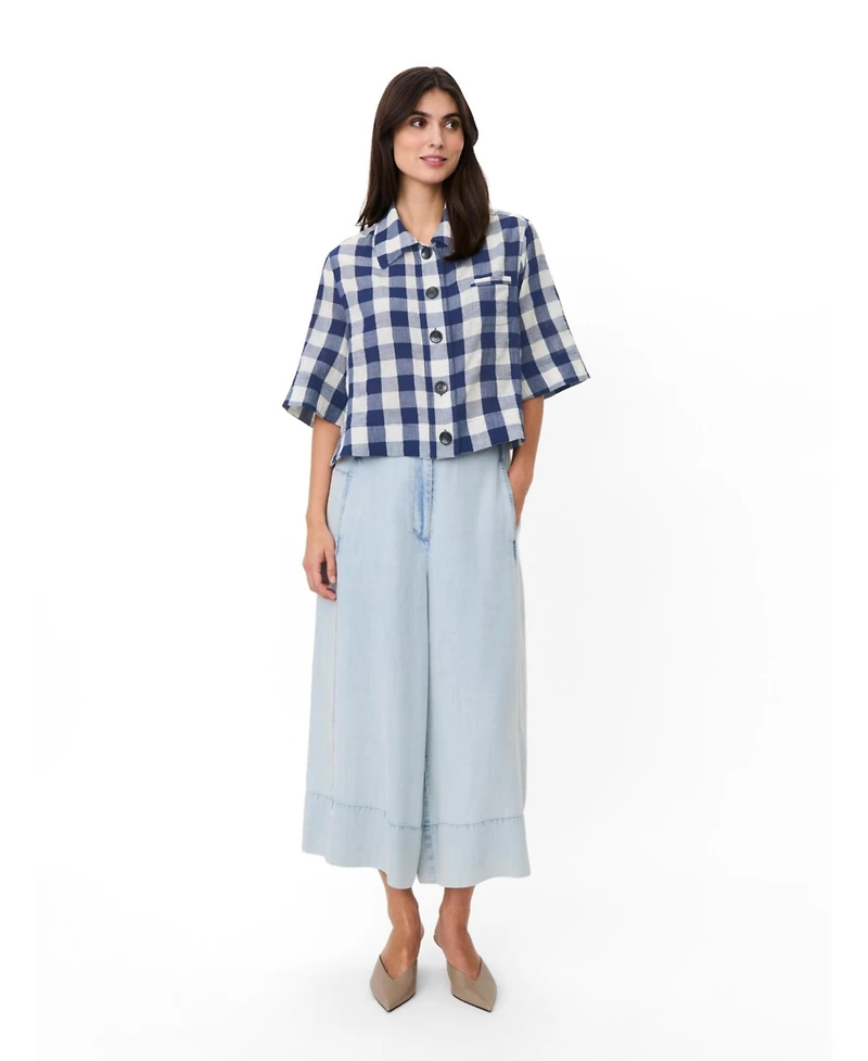 Masai Copenhagen Women's Maisariel Checked Boxy Shirt