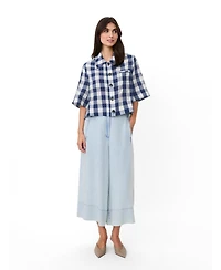 Masai Copenhagen Women's Maisariel Checked Boxy Shirt