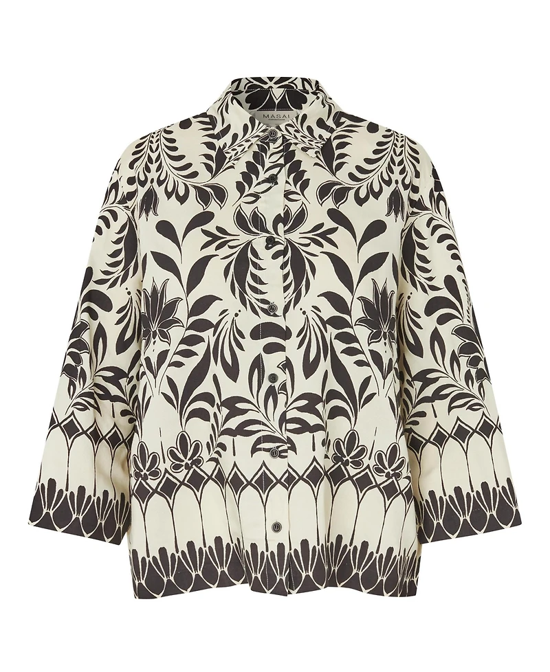 Masai Copenhagen Women's Maisolde Garden Collared Relaxed Shirt