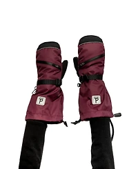 Deux par Kids&baby(2-5) Toddler Boy Teknik Winter Mittens Burgundy