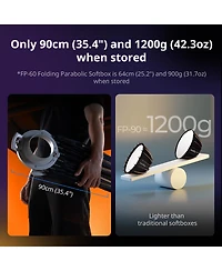 SmallRig Fp-60 23.6x15.7" Quick-Setup Folding Parabolic Softbox with Bowens Mount