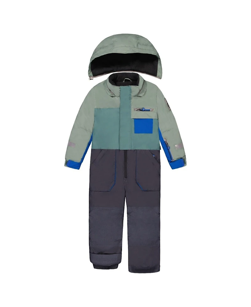 Deux par Little and Big Boy (6-14) One Piece Play Snowsuit Sage