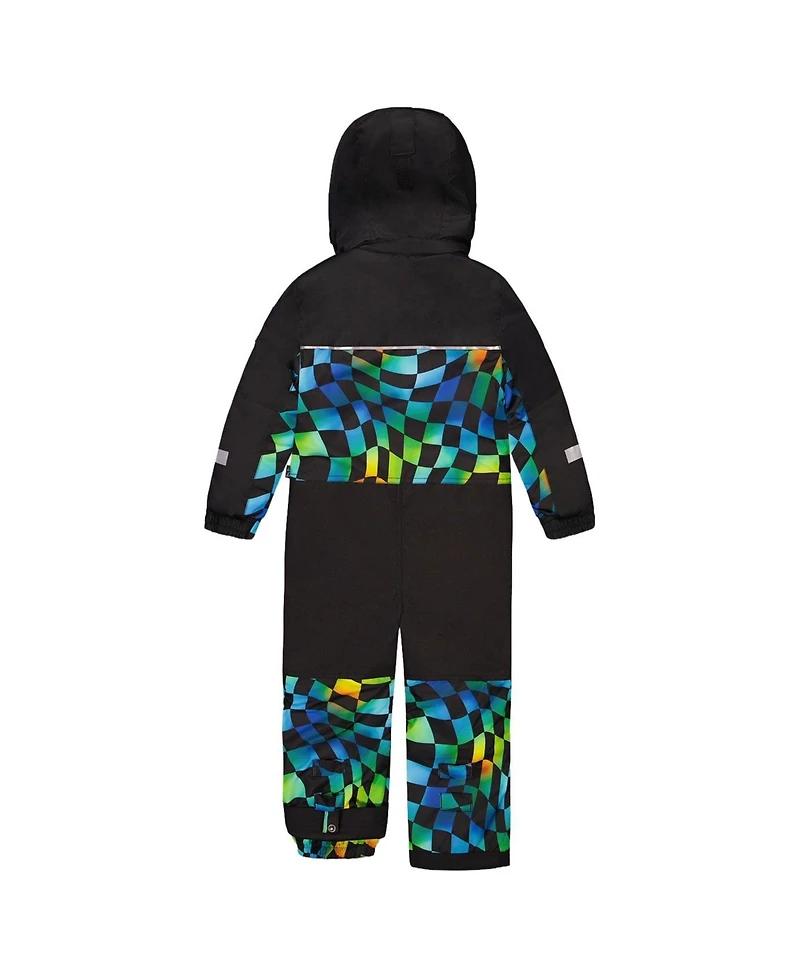 Deux par Toddler Boy (2-5) One Piece Play Snowsuit Checkered Print