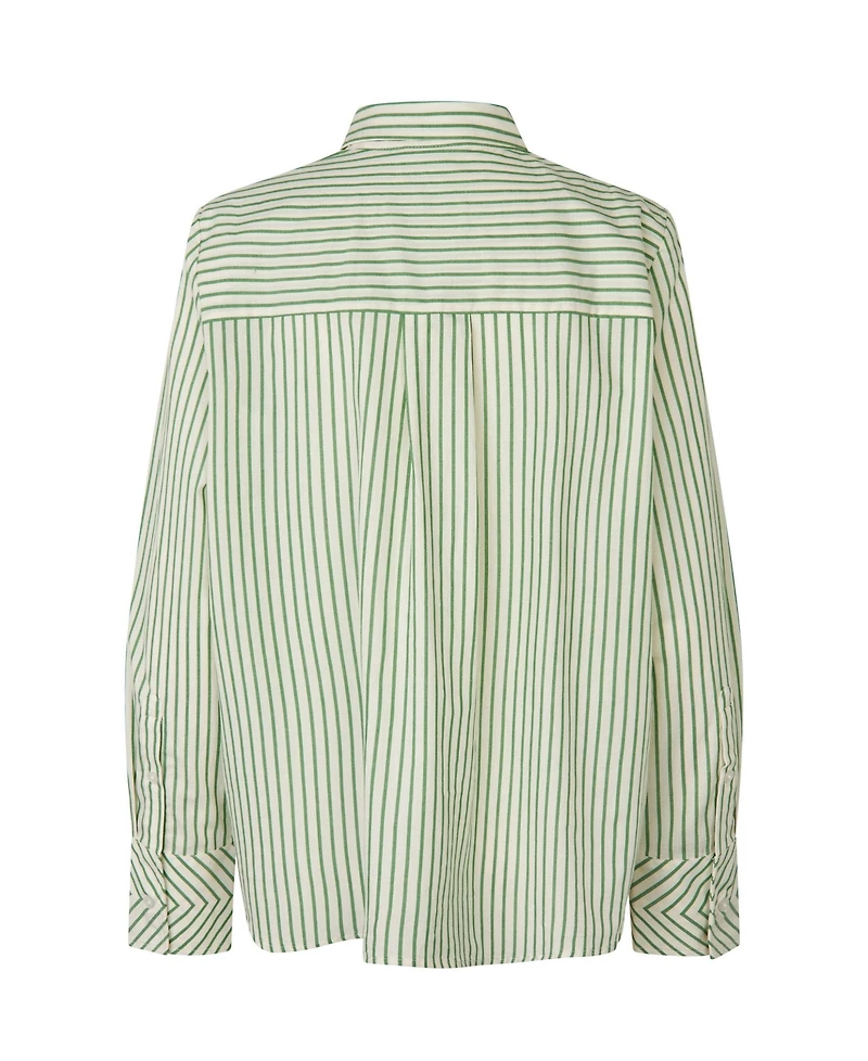 Masai Copenhagen Women's Mairyelle Striped Long-Sleeve Button-Down Shirt