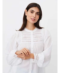 Masai Copenhagen Women's Maizoria Mandarin Collar Blouse