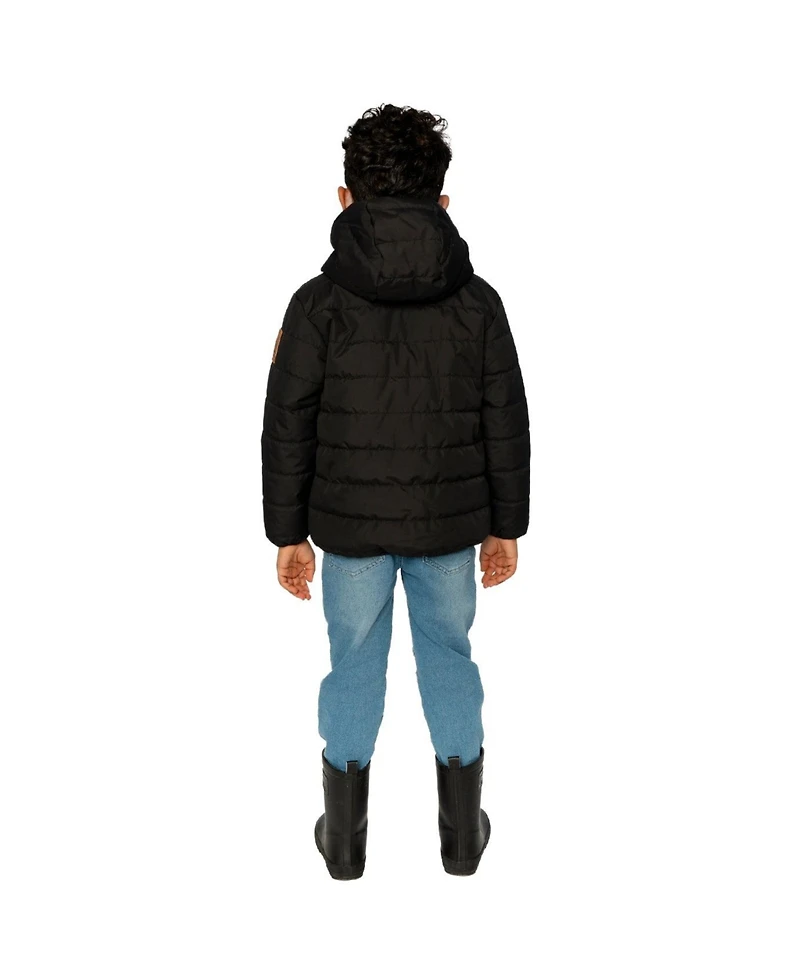 Deux par Deux Little and Big Unisex (6-14) Insulating Quilted Mid-Season Jacket
