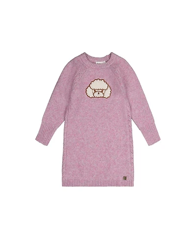 Deux par Deux Toddler Girls (2T-5T) Poodle Knit Dress