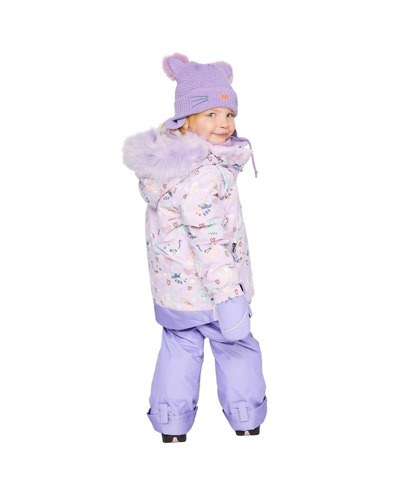 Deux par Little Girls Kids&baby(6-8)Little Two Piece Discover Snowsuit Printed Cats
