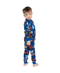 Deux par Deux Little and Big Boy's (6-12) Cotton Two Piece Pajama Set