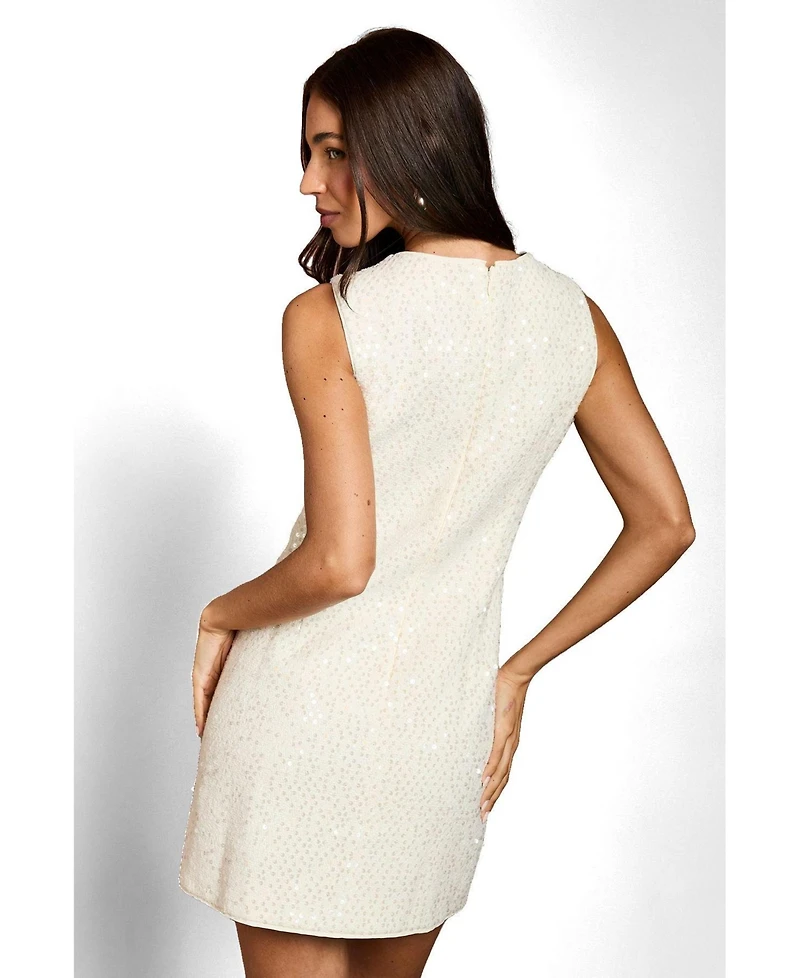 Coast Women's Sequin Bow Detail Mini Shift Dress