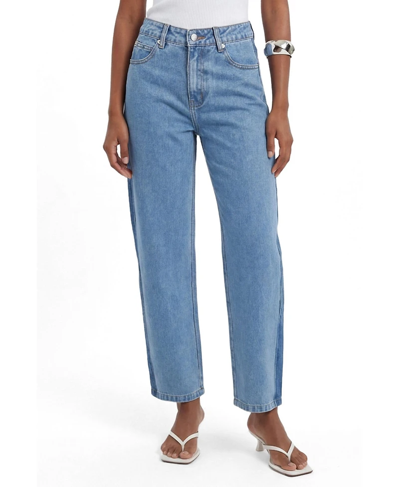 Karen Millen Women's Barrel Leg Jeans