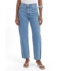 Karen Millen Women's Barrel Leg Jeans