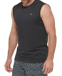 Calvin Klein Men's Crewneck Logo Rash Guard