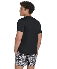 Calvin Klein Men's Logo Short-Sleeve Rash Guard