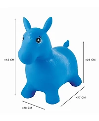 Lexibook, Inflatable Jumping Horse, Manual pump included, Secure and durable plastic, BG050